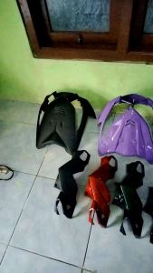 Body Halus Beat FI 2013-2015 Warna Ungu Candy Full Set