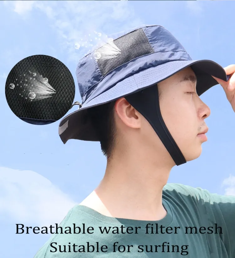 Men Women Outdoor Bucket Hat Fisherman Hat Breathable Quick Drying Sun  Protection for Head Circumference 55-60 cm Dark Gray : : Fashion
