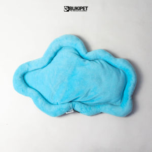 Kasur Kucing Anjing Kelinci Cat Kitten Anabul Kasur Kotak Motif Tempat Tidur Hewan Kucing Anjing Cat Dog Kasur Bantal Alas Tidur Kucing Pet Bed - Bukipet Soft Sky Pet Bed