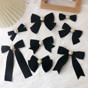 【BHQ】เข็มกลัดริบบิ้น สีดำ เข็มกลัดโบว์ เหมาะสำหรับเด็กนักเรียนหญิง แขวนอยู่หน้าเสื้อผ้า