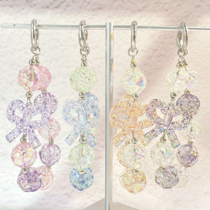 O-KAY Gantungan HP Korea Motif CRYSTAL RIBBON Gantungan Gelang / Gantungan Tas