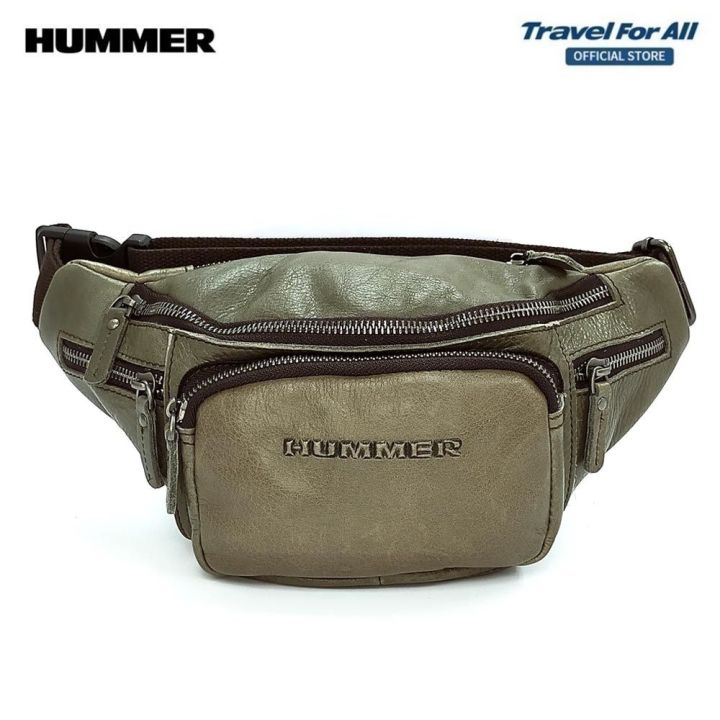 HUMMER GENUINE LEATHER KHAKIS WAIST BAG Lazada