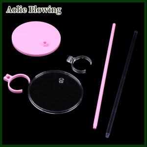 Aolie Doll transparent fixed foot plastic standing display stand card waist stand