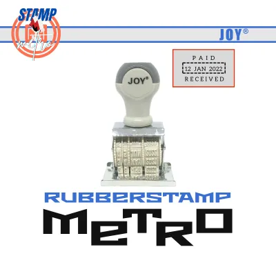 Customizable Dater Rubberstamp CERTIFIED RECEIVED PAID