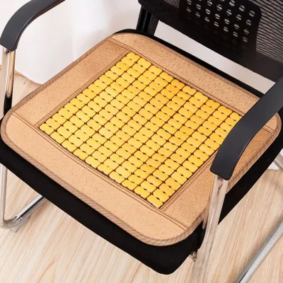 Universal Bamboo Seat Mat Home Car Seat Chair Cooling Mat Cushion Wood Anti Slip Office Bamboo Cooling Seat Mat Summer Sheet Chair Breathable Waterproof Brown Beige Retro Style Lapik Kerusi Kereta Buluh Kusyen Kereta 竹片坐垫 1pc