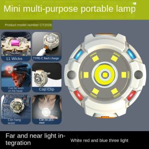 ELEVE LED Headlamp Flashlight Ultra Bright Waterproof Headlights Portable Emergency Hat Cip Light Camping Fishing