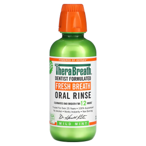 TheraBreath Mouthwash FreshBreath Oral Rinse 473ml Stops Bad Breath (Select Product) One Bottle