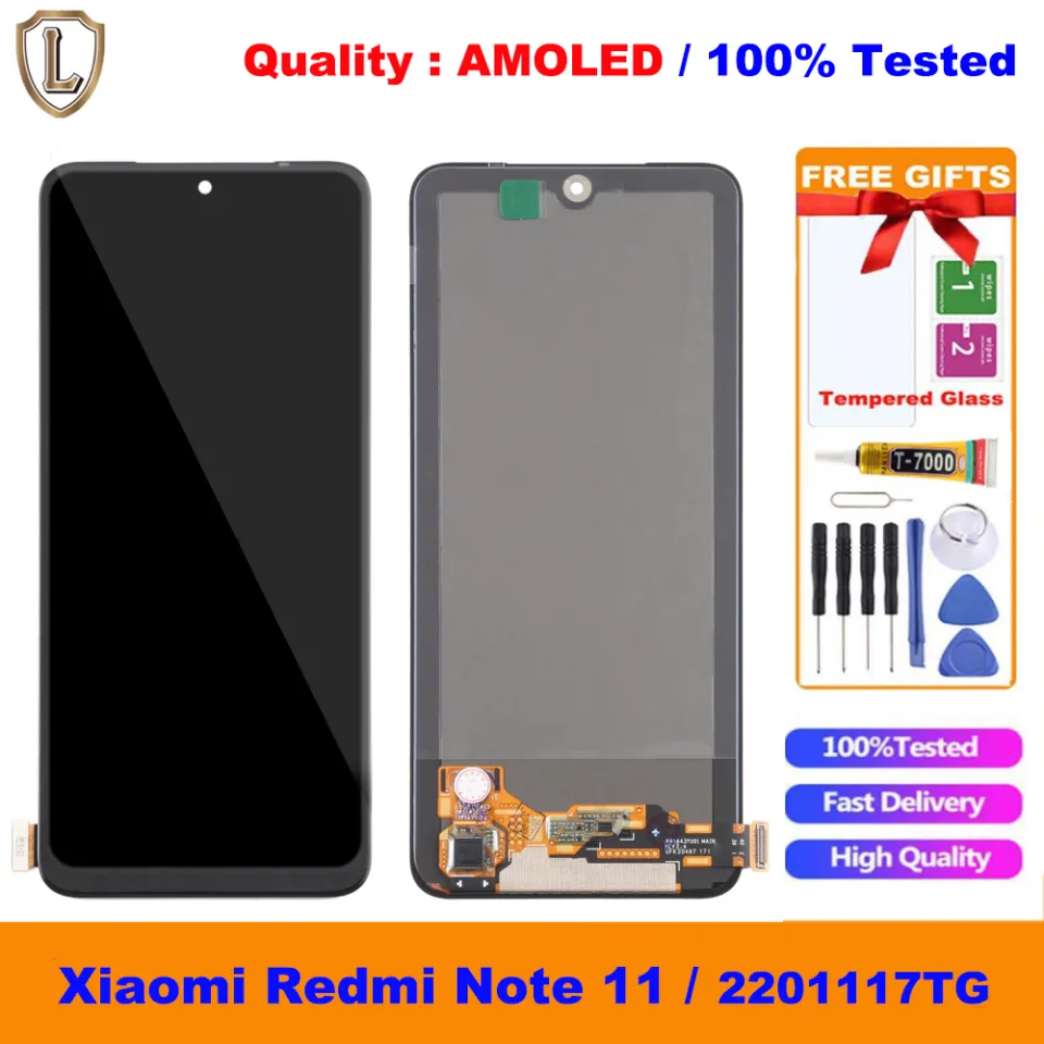 For Xiaomi Redmi Note 11S 5G LCD Display Touch Screen Digitizer Assembly  Black