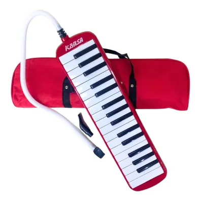 32 Keys Melodica Piano Keyboard Harmonica Mouth Organ Melodica 32 Kunci Piano Tiup钢琴键盘式乐器口琴