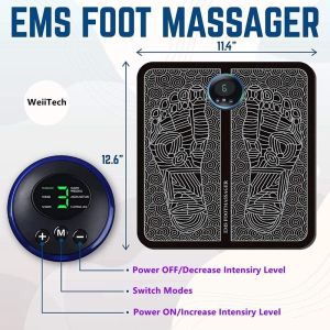 EMS FOOT MASSAGE MACHINE PRO foot pain treatment foot massage mat relieve fatigue physiotherapy foot therapy machine