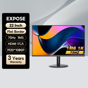 EXPOSE Monitor PC 19/22/24/27 inch Curved monitor 165hz gaming monitor full screen borderless LED IPS 1MS HDMI/DP/VGA