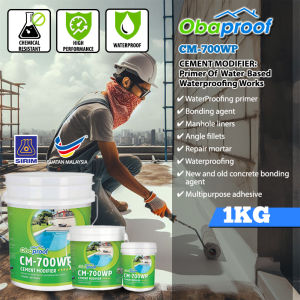1KG/4KG/20KG OBAPROOF CM 700 WP CEMENT MODIFIER PRIMER OF WATER-BASED WATERPROOFING WORKS / WATERPROOF / Cat Kalis Air / 防水底洤