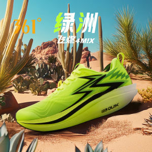 [10KM+] 361 Degrees Flame 4MIX Professional Marathon Running Shoes Carbon Plate Racing PB Shock Absorbing Sports Shoes Racing Shoes 672512204