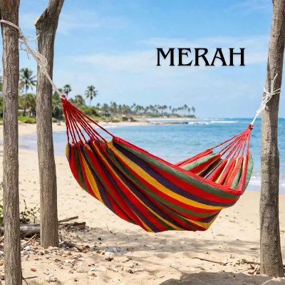 Ayunan Gantung Kain Kanvas Tebal / Canvas Hammock Colorful