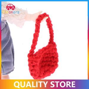 [Eleanor] 1 12 Dollhouse dệt sang trọng Vai Túi Dollhouse Mini Crossbody Túi túi xách cho búp bê ăn mặc aceessories