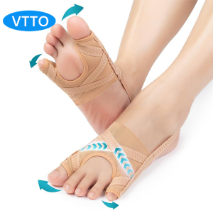 VTto chỉnh hình ngón chân cái cho phụ nữ và nam giới ngón chân cái và đuôi Toe đau Relief bunion vớ mặc với giày nẹp tay áo Spacer tách ngón chân khoằm Corrector cho trái và phải chân