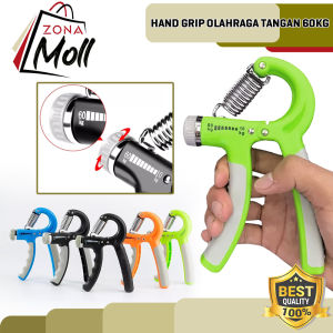 ZM HAND GRIP 60KG OLAHRAGA LATIH OTOT TANGAN FITNESS ADJUSTABLE HANDGRIP