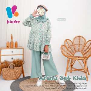 Welthy set kids (Kemeja + Rok) baju setelan anak remaja tanggung usia 11 - 14 tahun