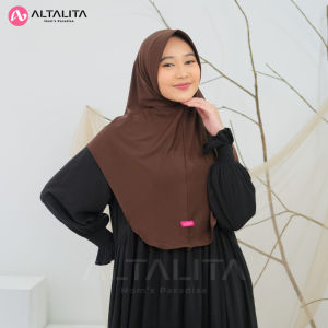 Altalita - Jilbab Sport Instan Menutup Dada Hijab Bergo Hamidah Size L Jersey Premium Kerudung Instan Qanita Penguin Cocok Untuk Sekolah Olahraga Volly Futsal Senam dan Sehari-Hari