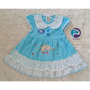 Dress Bayi Planet Kidz Motif Polkadot  Lengan Pendek - Planet Kids (Planet Kid)