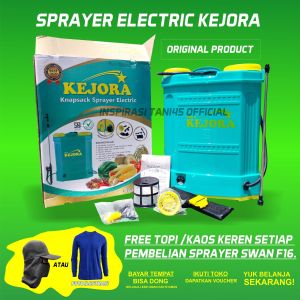 Sprayer Elektrik Kejora 16 liter/Tangki Sprayer Elektrik 16 liter/Sprayer Elektrik Merk Kejora