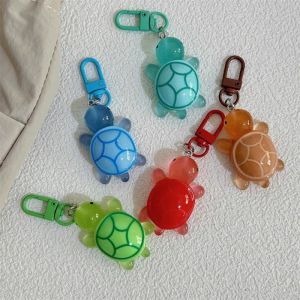Resin Turtle Luminous Keychain Turtle Glow At Night Keyring Accessories Backpack Bags Pendant