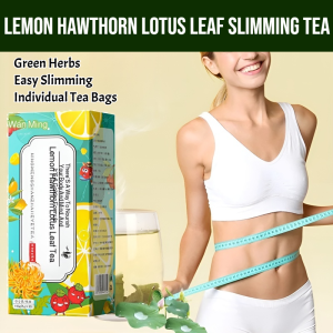 30PCS/BOX Lemon Hawthorn Lotus Leaf Slimming Tea Effective Slimming Tea Beauty & Slimming Tea Burn Fat Tea Gentle Diet Detox Herbal Tea