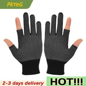 PkYeG Non-slip Touchscreen Nylon Gloves Men Women Summer Outdoor Riding  Fitness Breathable Non-slip Sunscreen Half Finger Gloves