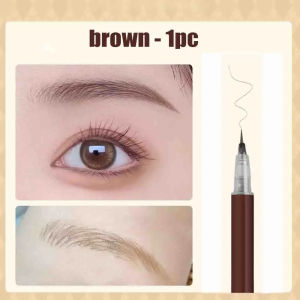Biya 0.01mm Ultra Fine Liquid Eyebrow Pencil Waterproof Soft Brush Tip Line Smooth Long-lasting Natural Non-fading Eye Makeup