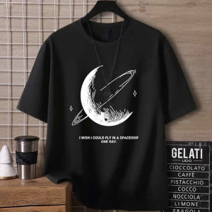 (พร้อมส่ง) T-shirt Black White เสื้อยืด Oversize ขาว ดำ วินเทจ คอกลม ชาย ญิง Cotton 100 % C1109