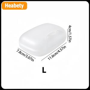 【2-3 days delivery】 Portable Soap Rack For Travel And Business Trips Sealed Waterproof Soap Box Transparent Plastic Soap Storage Box With Lid