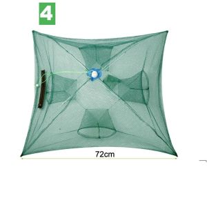 DE.!!แถมฟรีอาหารปลา ที่ดักปลา ดักกุ้ง มุ้งดักปลา 4ช่อง 6 ช่อง 8 ช่อง 10 ช่อง ตาข่ายดักปลา กระชังปลา ดักจับกุ้งปลา พับเก็บได้  ดักกุ้งฝอย ที่ดักกุ้ง  ปลีก/ส่ง Double E Shop E104