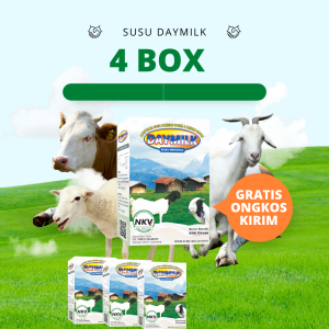 TERLARIS 4 Box Daymilk Susu Kambing Etawa / Susu Kambing Etawa Daymilk Original / Lambung Herbal / Susu Etawalin tulang Sendi bpom Halal