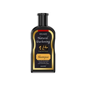 Eelhoe Polygonum Multiflorum Black Hair Shampoo Shampoo Black Black Herb Natural Faster Colorant Dye Hair Restore Into Oil Control Shampoo Repairing Shampoo For Women Men Grey Hair(100ml)
