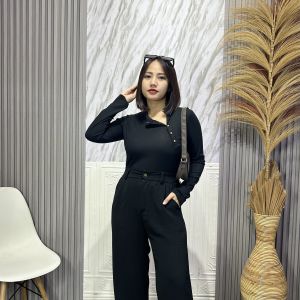 BRIEE FASHION - ERICA TOP BLOUSE KANCING / ATASAN LENGAN PANJANG BBUTTON -PN