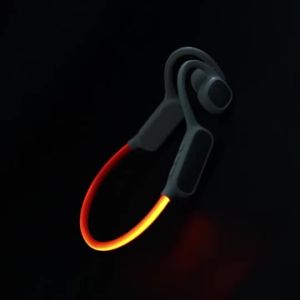 Luminous Open-Ear Wireless Sport Headphones with Glowing Light - Bluetooth 5.4 Safe for Outfood & Night