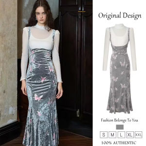 Zyht phụ nữ ăn mặc Đầm công sở váy hàn quốc kỳ nghỉ dresse ĐầM Dạ HộI tham dự sự kiện dresse trang phục sang trọng Đầm thời trang Đầm đi tiệc Wedding dresse 65256