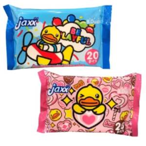 ซื้อ1แถม1 ทิชชู่เปียกJaxx B.Duck ขนาด20แผ่น ลิขสิทธิ์แท้จากฮ่องกง