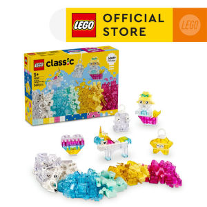 LEGO Classic 11040 Magical Transparent Box (340 Pieces) Building Block Toys Bricks