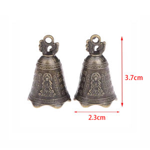 5Pcs Metal Bell Wind Chime Mini Buddhist Bells Feng Shui Bronze Bell Wind Chimes Lucky for Home