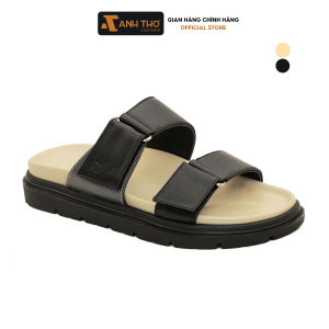 Dép da nam ALAN dép Ultra-soft siêu êm với 2 lớp đế cao su mềm quai da nappa hiện đại năng động Anh Tho Leather