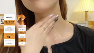 Kojic Acid Turmeric Spray Body Exfoliating Dead Skin Remover Smoothing Brightening Dullness Hydrating Gentle Peel Refreshing