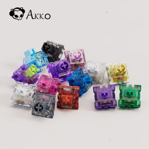 AKKO CS สวิตช์สำหรับคีย์บอร์ดแบบกลไกสัมผัสเชิงเส้นปรับแต่งพีซีเกม DIY อุปกรณ์เสริมที่ถอดเปลี่ยนได้ร้อนไขควงกางเขน DIY