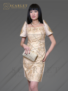 Modern Filipiniana Dress For Oath Taking