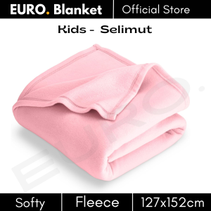 Fleece Blanket Twin Size 60x80 Inches Luxury Bed Blanket Anti-Static Fuzzy Soft Blanket 850gram Selimut Asrama