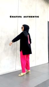 SETELAN KAOS OVER SIZE - SETELAN CELANA KULOT JIMBO - SETELAN CELANA WANITA