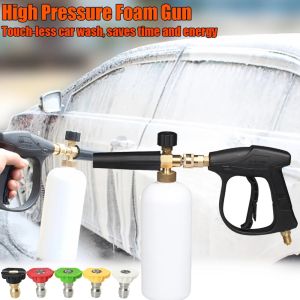 MATCC 200Bar Snow Foam Gun With 1/4" Quick Release M22-14mm Inlet Foam Lance Car Washer Pressure Washer Gun Soap Lance Sprayer
