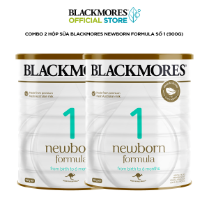 [Date 9.2026] Combo 2 Hộp Sữa Blackmores Newborn Formula số 1 (900g)