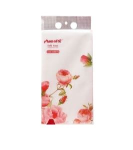 Pull Down Tissue Munafie Rose Scent Facial Tissue Paper 1580 Sheets/ Pack 4 Ply Large Size Soft & Smooth Keimav