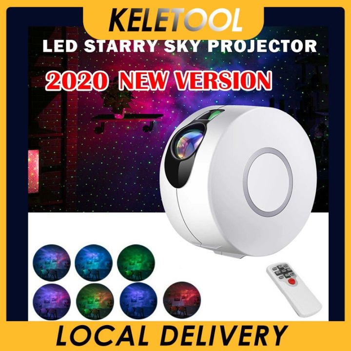 Smart Star Projector Space Galaxy Projector Starry Sky Moon Night Light Bluetooth Music Player App Control